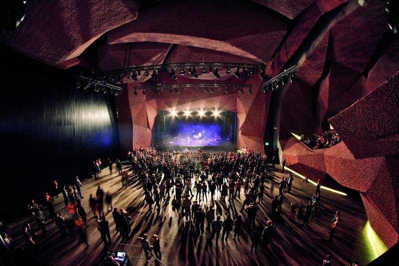 Concerts Hall. Rock concert. Empty floor. Jordanki 53