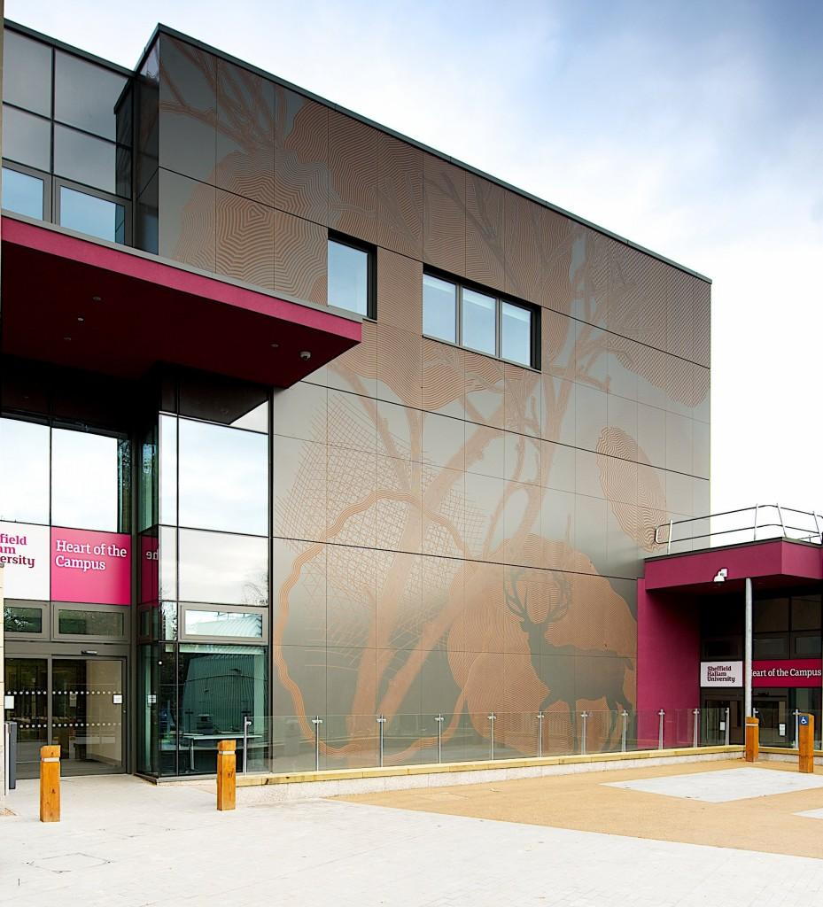 Heart of the Campus, Sheffield Hallam Uni. Nov 2014