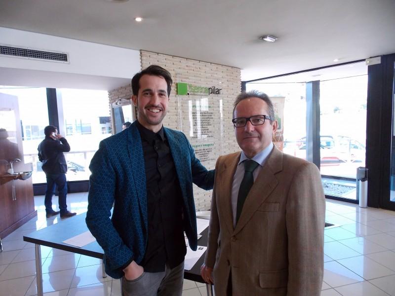 En la imagen, Antonio Ballester, junto a Daniel Pérez, de Egue y Seta.