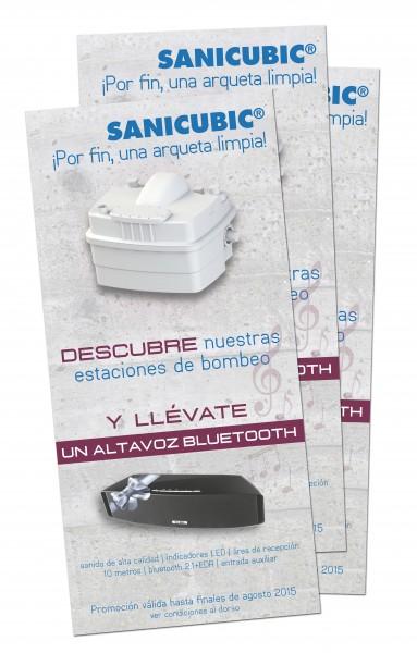 Folleto de la promoción Sanicubic de SFA Sanitrit