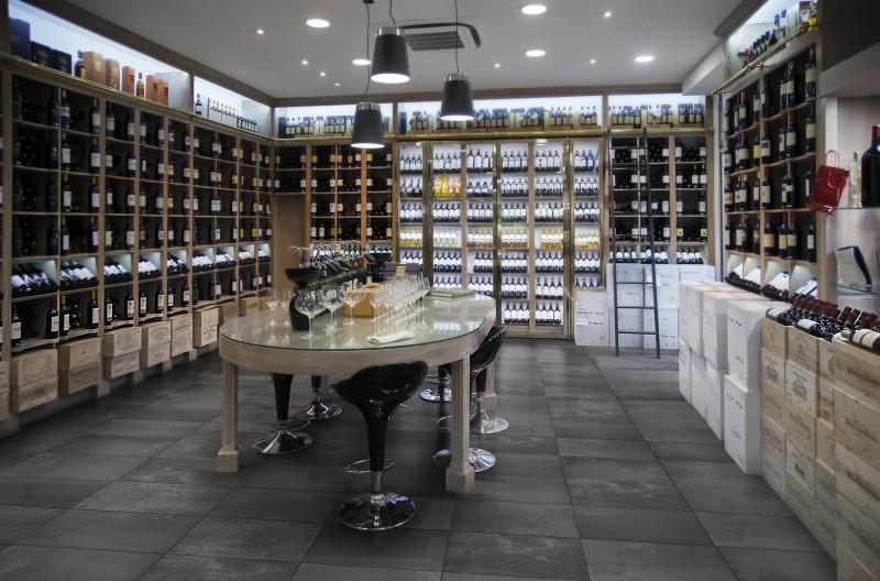 modern wine shop