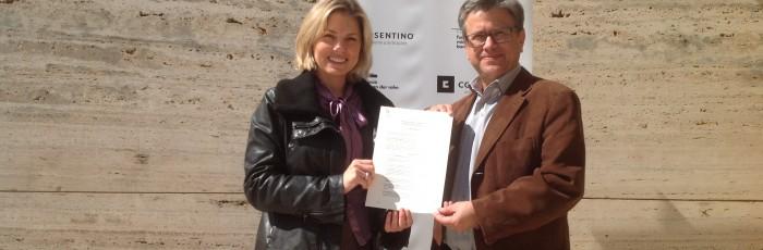 En la imagen, Giovanna Carnevali y Santiago Alfonso.