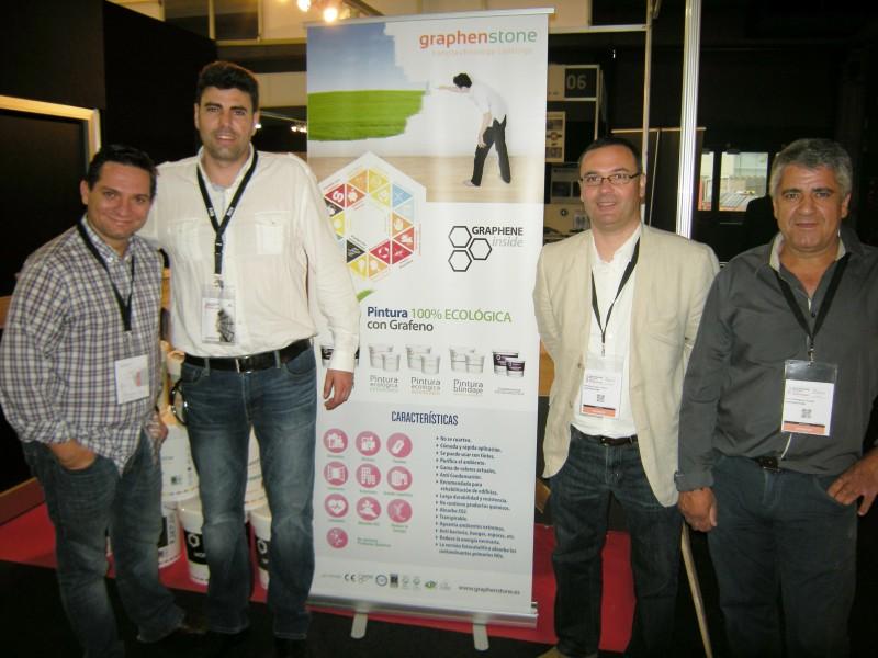 GRAPHESTONE  Juan Carlos (MK), Roberto Lastres, Inocencio Rodríguez y Vicente Pérez (delegados)