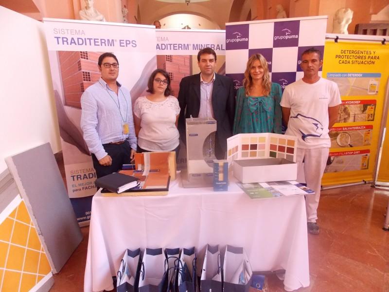 Luis Muñoz, Virgine Lepley, Francisco Serrano, Antonia Seguí y Ezequiel Martínez, de Grupo Puma.