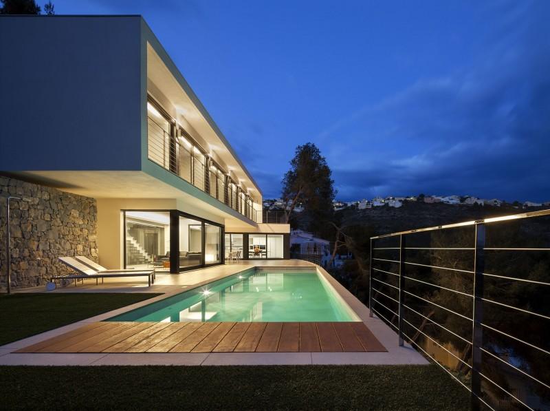 Casa Oos, en Moraira (Alicante).