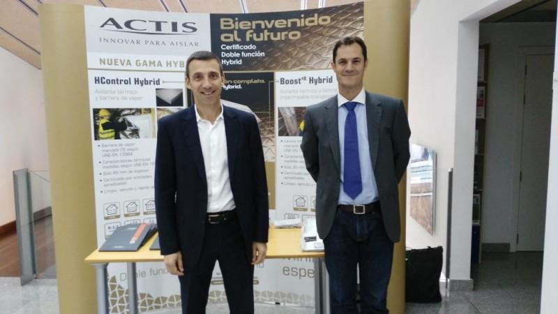 Christophe Hamblot y Josep Maria Valverdú, de Actis 