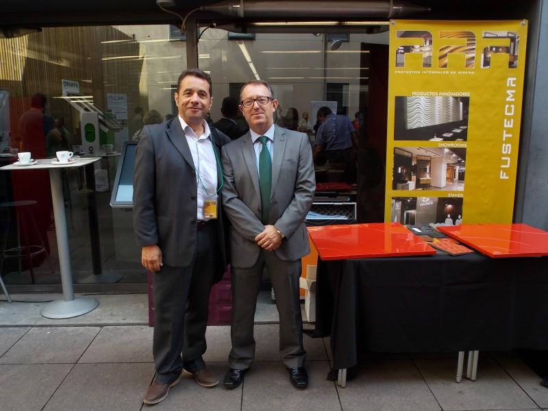Diego Albadalejo y Santiago Monfort, de Fustecma.