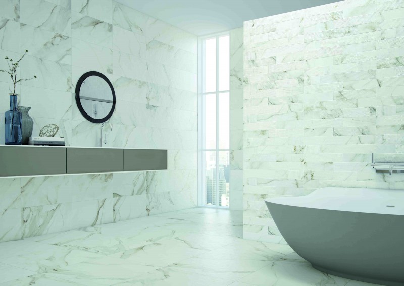 Ambiente Baño CALACATA+Ferrara.