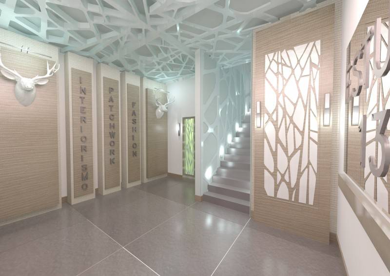 Render Hall Edificio