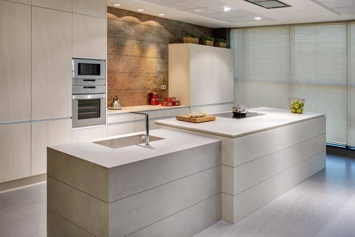 cocina-blanca-acero-corten-neolith