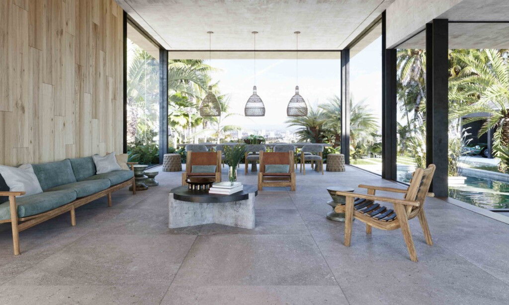 Mesa de comedor redonda de diseño moderno ADARA madera diferentes tamaños y  acabados